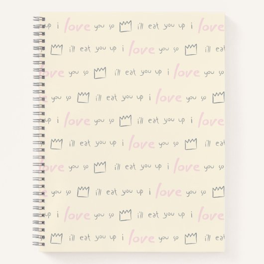 Waar de Wilde Dingen het Patroon van het Citaat Notitieboek (Voorkant)