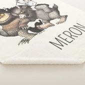 Waar de wilde dingen | Jouw namen toevoegen Sherpa Deken (3/4)