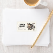 Waar de wilde dingen karakters zijn etiket (Insitu)