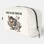 Waar de wilde dingen karakters zijn toilettasje (Rechterhoek)