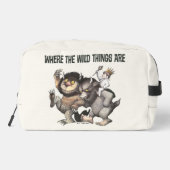 Waar de wilde dingen karakters zijn toilettasje (Achterkant)