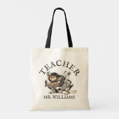 Waar de wilde dingen leraar zijn tote bag (Achterkant)