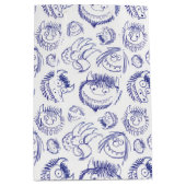 Waar de Wilde Dingen Schets Patroon zijn Medium Cadeauzakje (Voorkant)