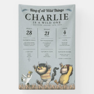 Waar de Wilde Dingen Zijn - 1e verjaardagsmijlpaal Spandoek