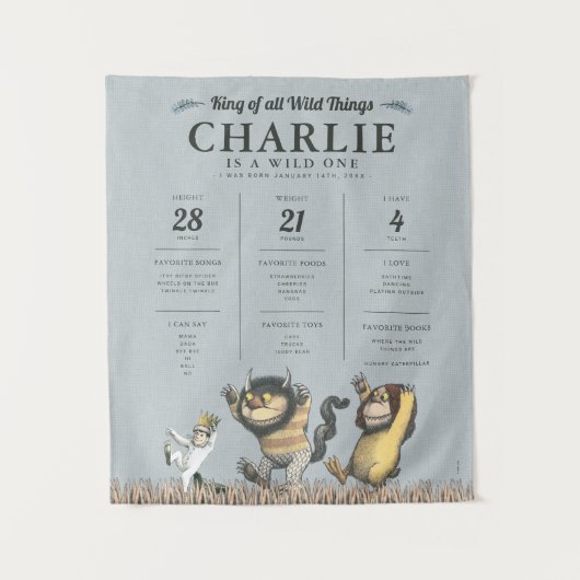 Waar de Wilde Dingen Zijn - 1e verjaardagsmijlpaal Wandkleed (Voorkant)