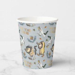 Waar de Wilde Dingen Zijn Baby Shower Papieren Bek Bekers