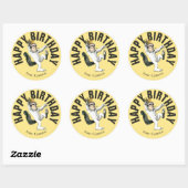 Waar de wilde dingen zijn | Fijne verjaardag Ronde Sticker (Vel)