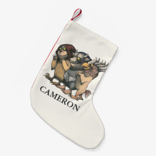 Waar de wilde dingen zijn   Jouw namen toevoegen Kleine Kerstsok