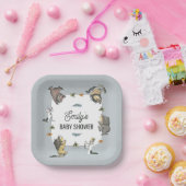 Waar de Wilde Dingen Zijn Karakter Baby Shower Papieren Bordje (Feest)