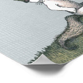 Waar de wilde dingen zijn - koning Max | Vogelvlek Poster (Hoek)