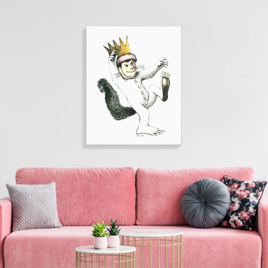 Waar de wilde dingen zijn | Max. Canvas Afdruk (Insitu (Woonkamer))