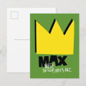 Waar de wilde dingen zijn | Max. en Kroon Briefkaart (Voorkant / Achterkant)