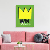 Waar de wilde dingen zijn | Max. en Kroon Canvas Afdruk (Insitu (Woonkamer))