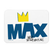 Waar de wilde dingen zijn | Max en Kroon Magneet (Horizontaal)