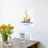 Waar de wilde dingen zijn | Max Sailing Folie Afdrukken (Laag (Keuken))