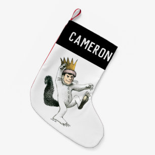 Waar de wilde dingen zijn Max Voeg je naam toe Kleine Kerstsok