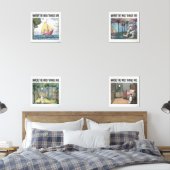 Waar de wilde dingen zijn muurkunst sets (Slaapkamer)