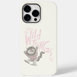 Waar de wilde dingen zijn Quote - Roze Case-Mate iPhone 14 Pro Max Hoesje