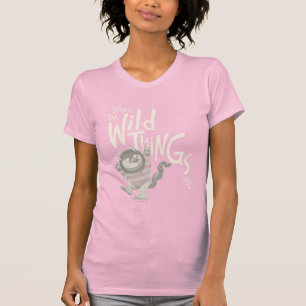 Waar de wilde dingen zijn Quote - Roze T-shirt