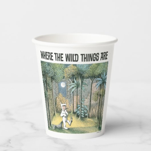 Waar de wilde dingen zijn | Scène 4 Papieren Bekers (Voorkant)