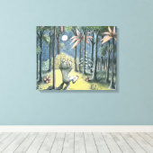 Waar de wilde dingen zijn | Scène 6 Canvas Afdruk (Insitu (Houten vloer))