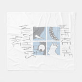 Waar de wilde dingen zijn | Square Graphic Fleece Deken (Voorkant (Horizontaal))