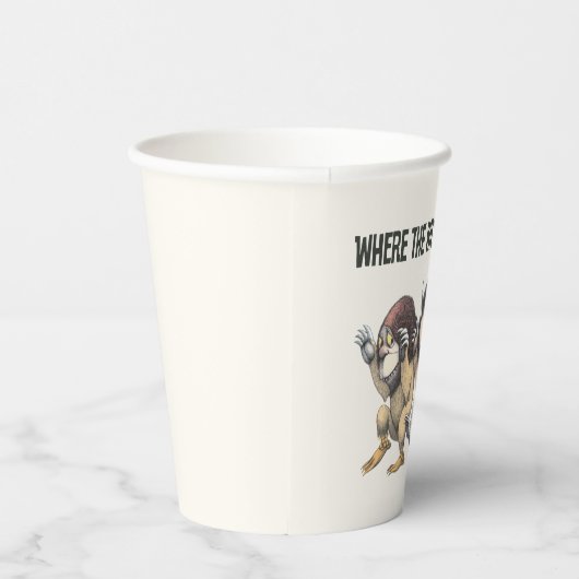 Waar de wilde dingen zijn | Twee wilde dingen Papieren Bekers (Rechts)