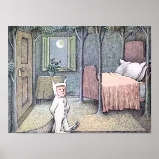 Waar de wilde dingen zijn wanneer Max in zijn hand Poster (Voorkant)
