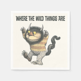 Waar de Wilde Dingen Zijn Wild Thing Servet