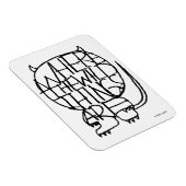 Waar de wilde dingen zijn | Wild Thing Sketch Magneet (Rechterzijde)