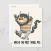 Waar de wilde dingen zijn | Wilde dding Briefkaart (Voorkant / Achterkant)