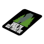 Waar de wilde dingen zijn | Wilde dding en bomen Magneet (Linkerzijde)