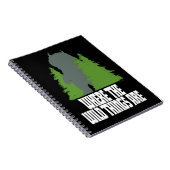 Waar de wilde dingen zijn | Wilde dding en bomen Notitieboek (Rechterzijde)