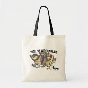 Waar de Wilde Things Are-tekens & Logo Tote Bag