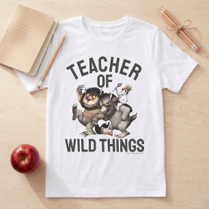 Waar de Wilde Wezens Zijn Leraar van Wilde Wezens Tri-Blend Shirt