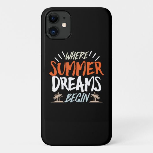 Waar de zomerdromen beginnen' Celestial Beach Nigh Case-Mate iPhone Case (Achterkant)