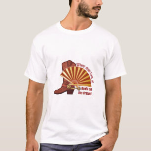 Waar Dem Fans At, Boots On The Ground Unisex T-shirt