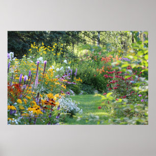 Waar drie tuinen 36x24 Poster ontmoeten