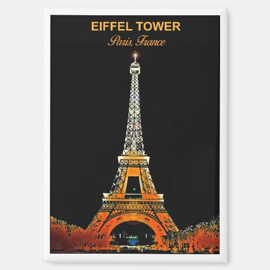 Waar dromen de hemel raken: Eiffeltoren magneet (Voorkant)