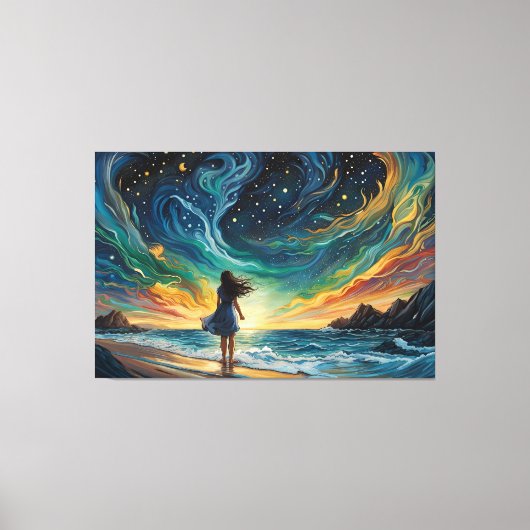 Waar dromen naartoe gaan canvas afdruk (Voorkant)