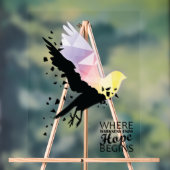 "Waar duisternis eindigt, begint de hoop." Acryl Bord (Neutraal)