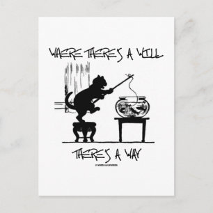 Waar er een testament is, is een weg (vlieghoogte) briefkaart