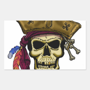 Waar er Piraten zijn, is er een Partij! Rechthoekige Sticker