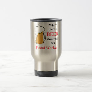 Waar er sprake is van bier - Postal Worker Reisbeker