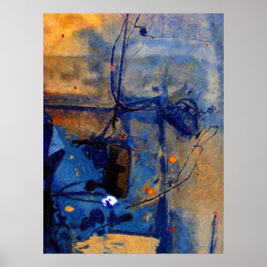 "Waar ga je heen?" Afdrukken Poster (Voorkant)