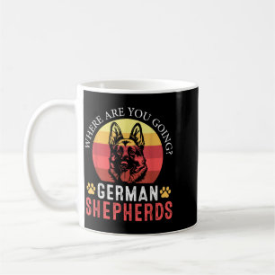 Waar gaan Duitse Herdershond Funny Dog Lover Koffiemok
