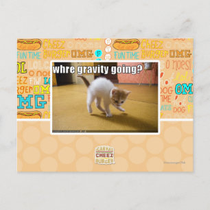 Waar gaat de zwaartekracht heen? briefkaart