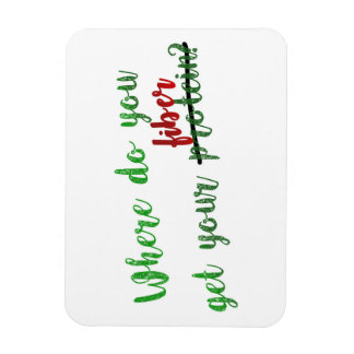 Waar haal je je eiwitvezel vegan magneet vandaan