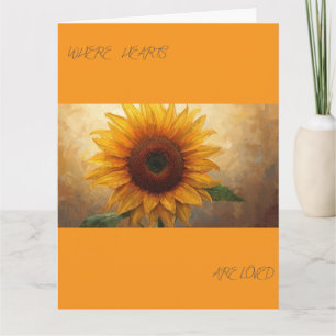 Waar harten bemind worden – Bloom Poem Kunstprint Kaart