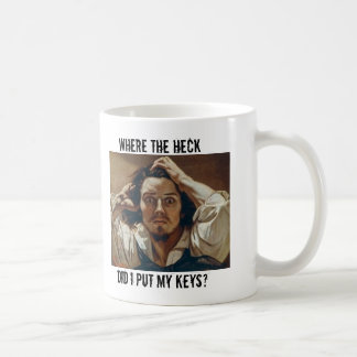 Waar heb ik mijn sleutels gelegd? koffiemok